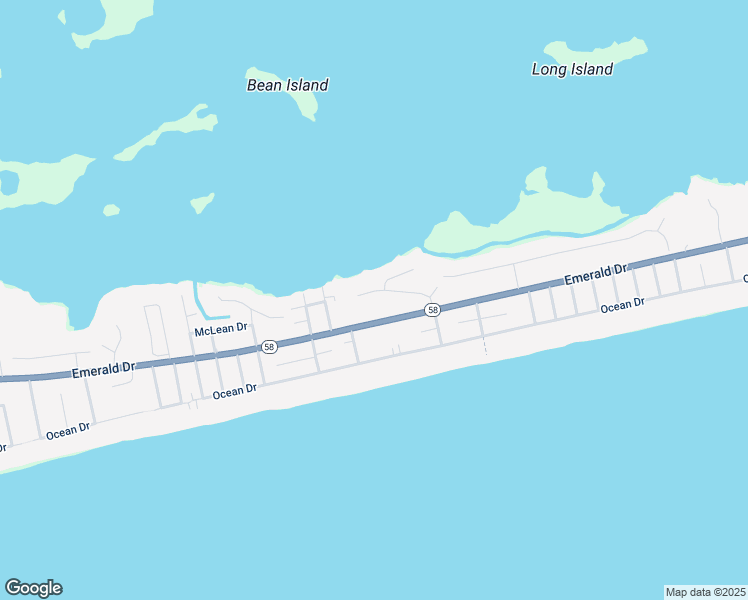 map of restaurants, bars, coffee shops, grocery stores, and more near 5417 Cedar Tree Lane in Emerald Isle