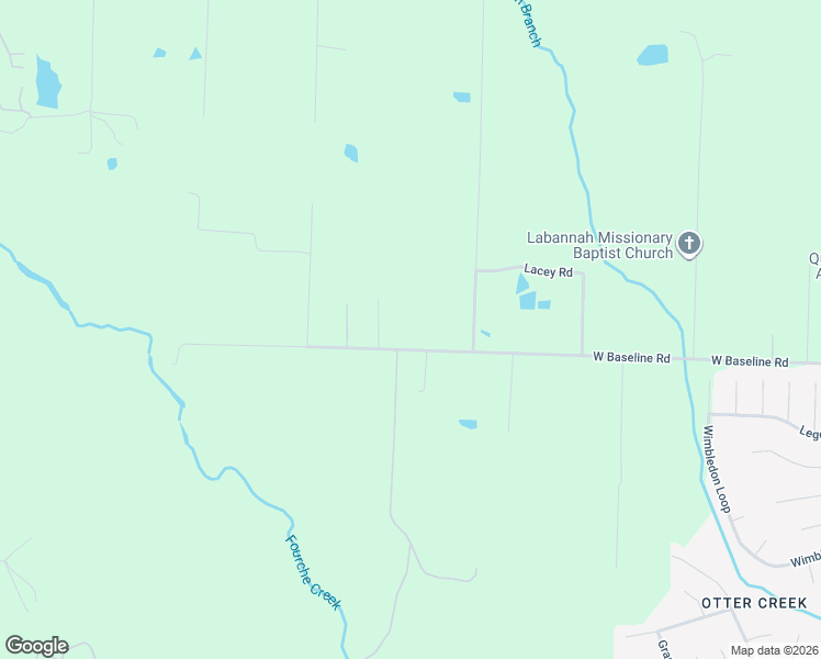 map of restaurants, bars, coffee shops, grocery stores, and more near 16001 West Baseline Road in Little Rock