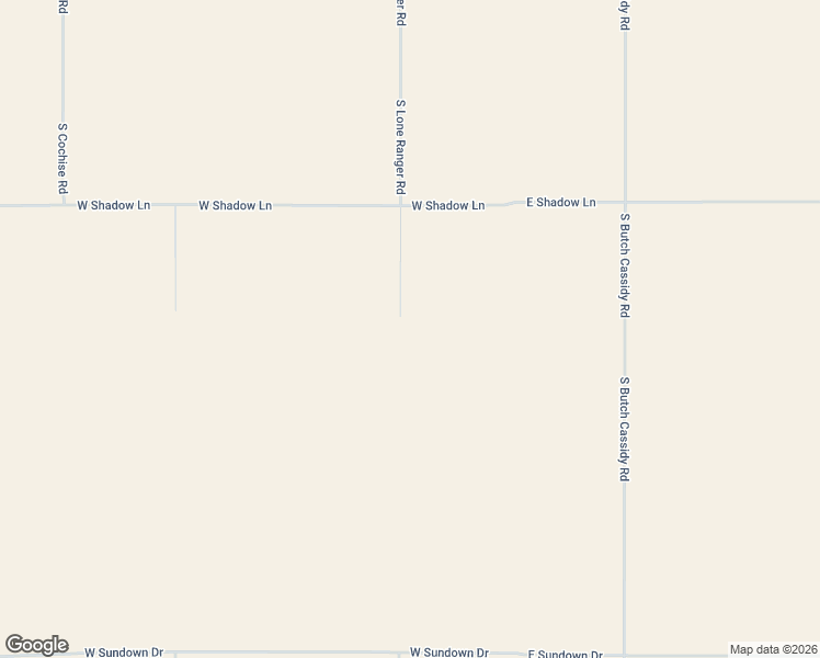 map of restaurants, bars, coffee shops, grocery stores, and more near South Lone Ranger Road in Yucca