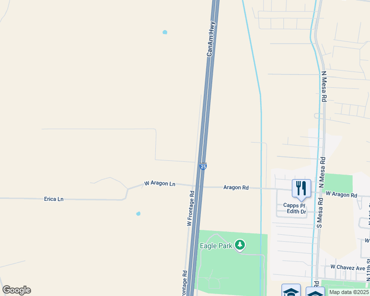 map of restaurants, bars, coffee shops, grocery stores, and more near 39 West Frontage Road in Belen