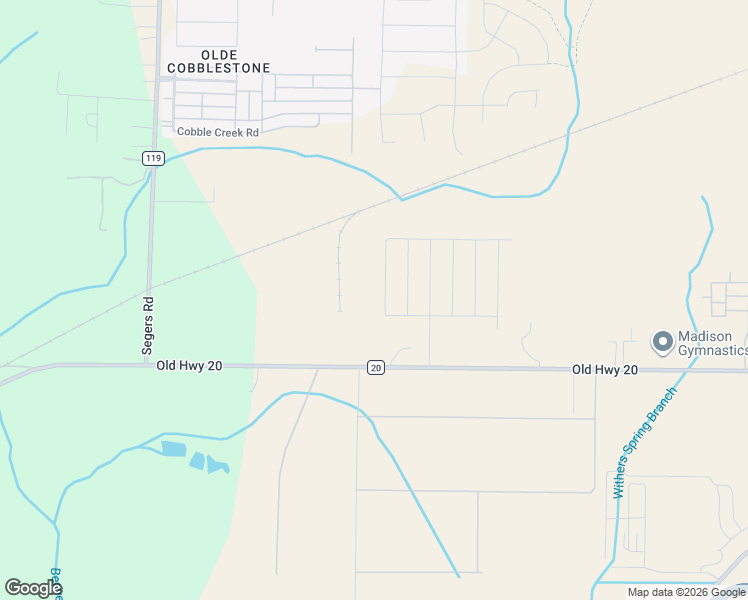 map of restaurants, bars, coffee shops, grocery stores, and more near 29005 Old Highway 20 in Madison