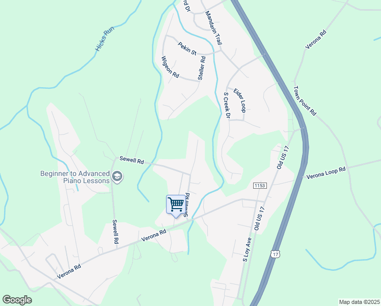 map of restaurants, bars, coffee shops, grocery stores, and more near 505 Harpers Lane in Jacksonville