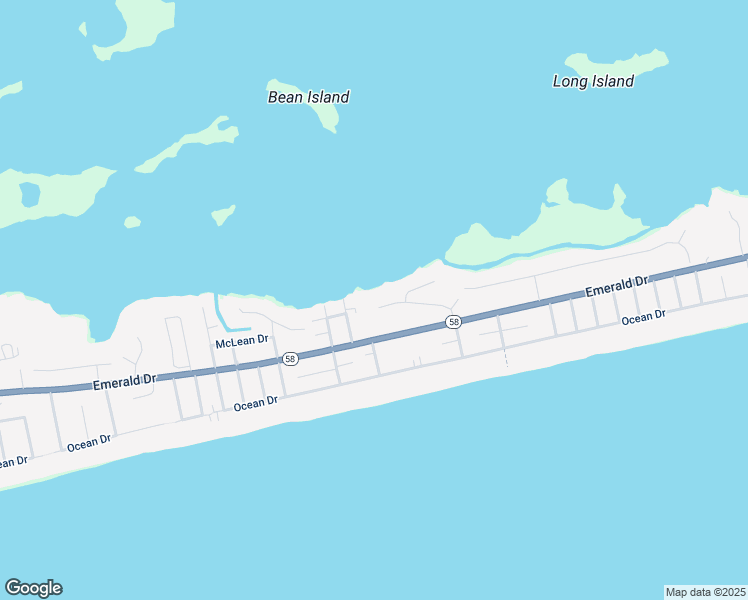 map of restaurants, bars, coffee shops, grocery stores, and more near 5430 Cedar Tree Lane in Emerald Isle