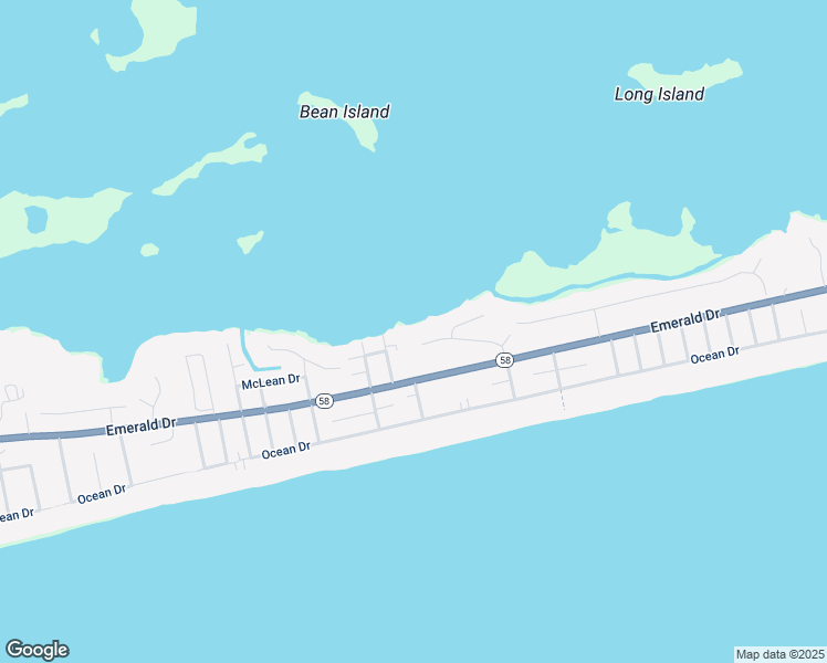 map of restaurants, bars, coffee shops, grocery stores, and more near 5430 Cedar Tree Lane in Emerald Isle