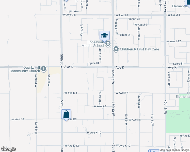 map of restaurants, bars, coffee shops, grocery stores, and more near 43521 Blossom Drive in Lancaster
