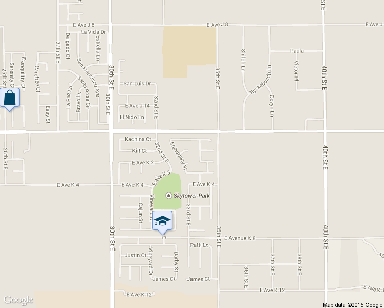 map of restaurants, bars, coffee shops, grocery stores, and more near 3320 Kipper Court in Lancaster