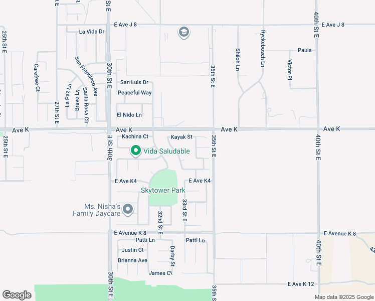 map of restaurants, bars, coffee shops, grocery stores, and more near 3320 Kipper Court in Lancaster