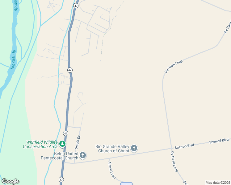 map of restaurants, bars, coffee shops, grocery stores, and more near 19 Stella Court in Belen