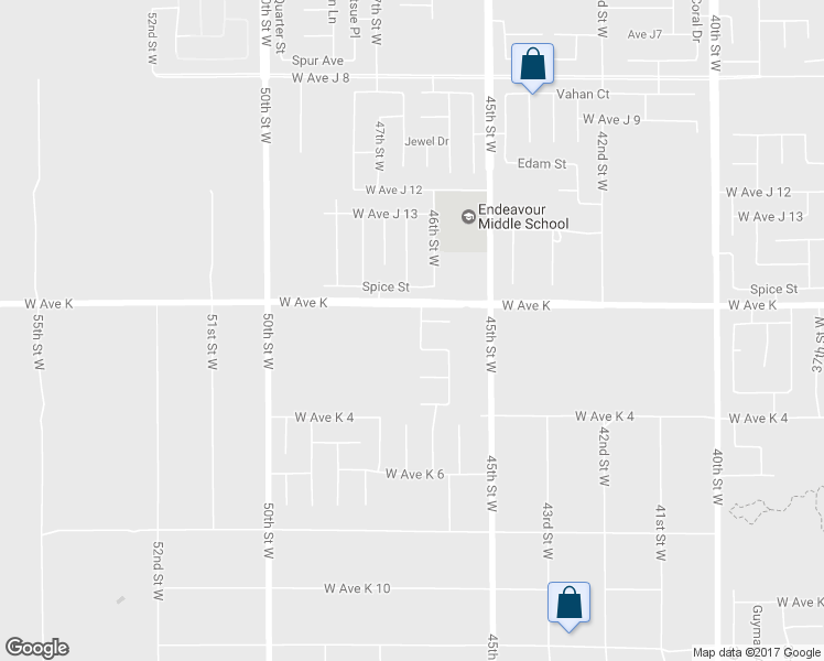 map of restaurants, bars, coffee shops, grocery stores, and more near 43533 Blossom Drive in Lancaster