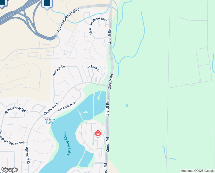 map of restaurants, bars, coffee shops, grocery stores, and more near 100 Edgewater Drive in Madison