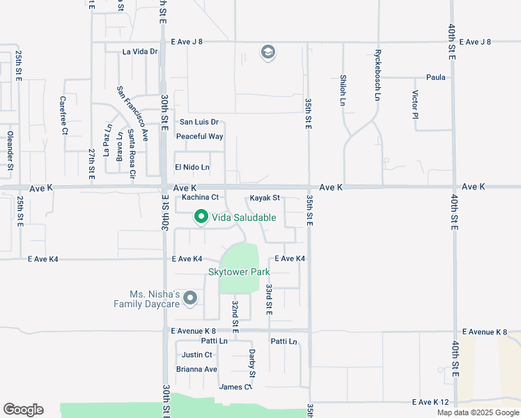 map of restaurants, bars, coffee shops, grocery stores, and more near 3303 Kipper Ct in Lancaster