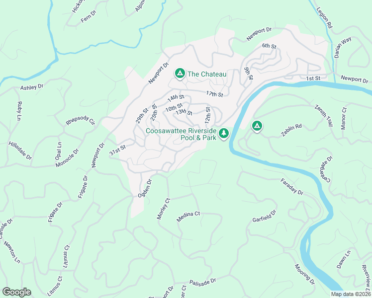 map of restaurants, bars, coffee shops, grocery stores, and more near 1045 Ogden Drive in Ellijay