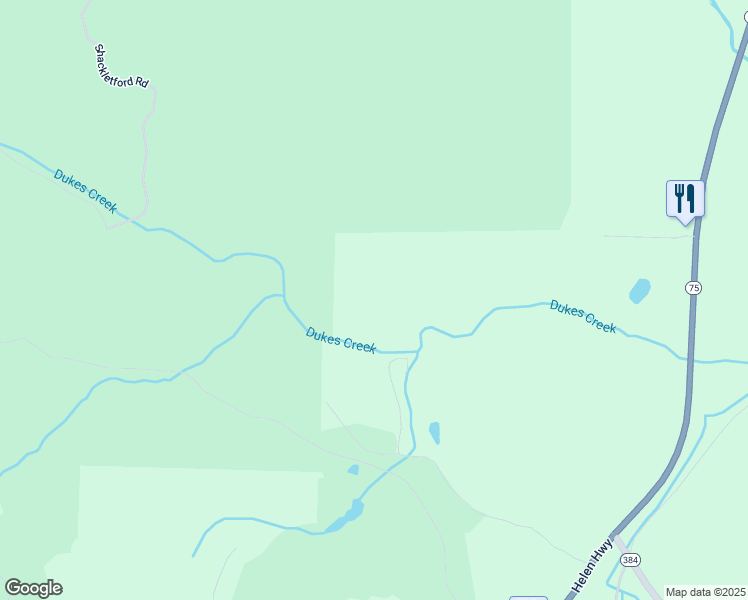map of restaurants, bars, coffee shops, grocery stores, and more near 638 Joe Franklin Road in Sautee Nacoochee