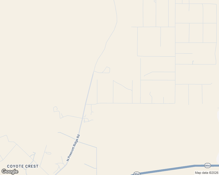 map of restaurants, bars, coffee shops, grocery stores, and more near 9140 North Doc Bar Road in Yavapai County