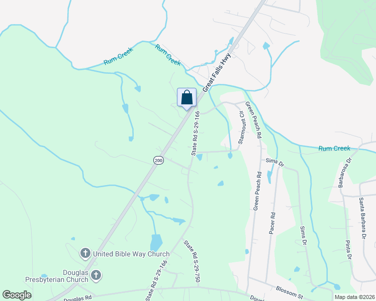 map of restaurants, bars, coffee shops, grocery stores, and more near 2473 Great Falls Highway in Lancaster