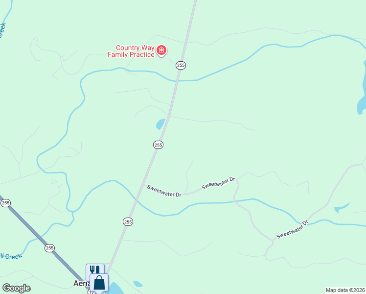 map of restaurants, bars, coffee shops, grocery stores, and more near 311 Honey Suckle Lane in Clarkesville