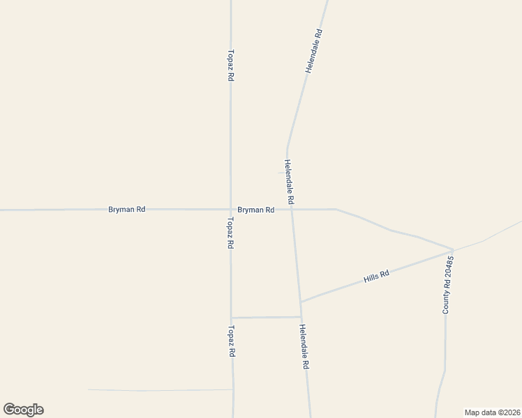 map of restaurants, bars, coffee shops, grocery stores, and more near 12901-13049 Bryman Road in Oro Grande
