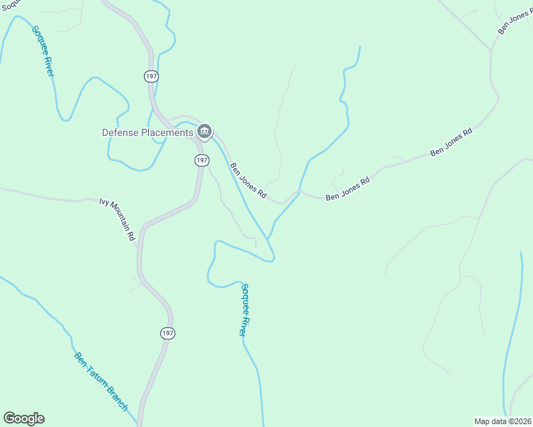 map of restaurants, bars, coffee shops, grocery stores, and more near 558 Ben Jones Road in Clarkesville