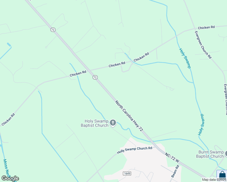 map of restaurants, bars, coffee shops, grocery stores, and more near 5840 North Carolina Highway 72 in Lumberton