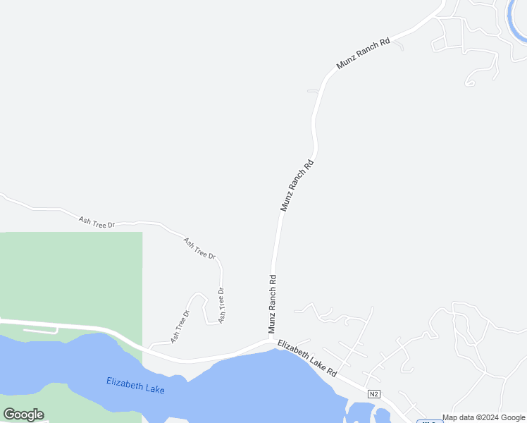 map of restaurants, bars, coffee shops, grocery stores, and more near Munz Ranch Road in Lake Hughes