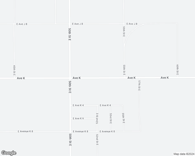 map of restaurants, bars, coffee shops, grocery stores, and more near East Avenue K in Lancaster