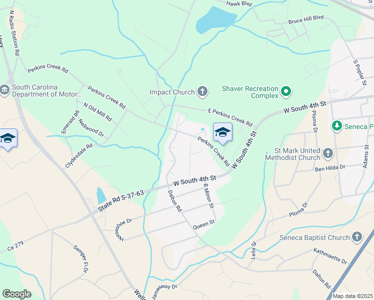 map of restaurants, bars, coffee shops, grocery stores, and more near 239 Tamarack Drive in Seneca