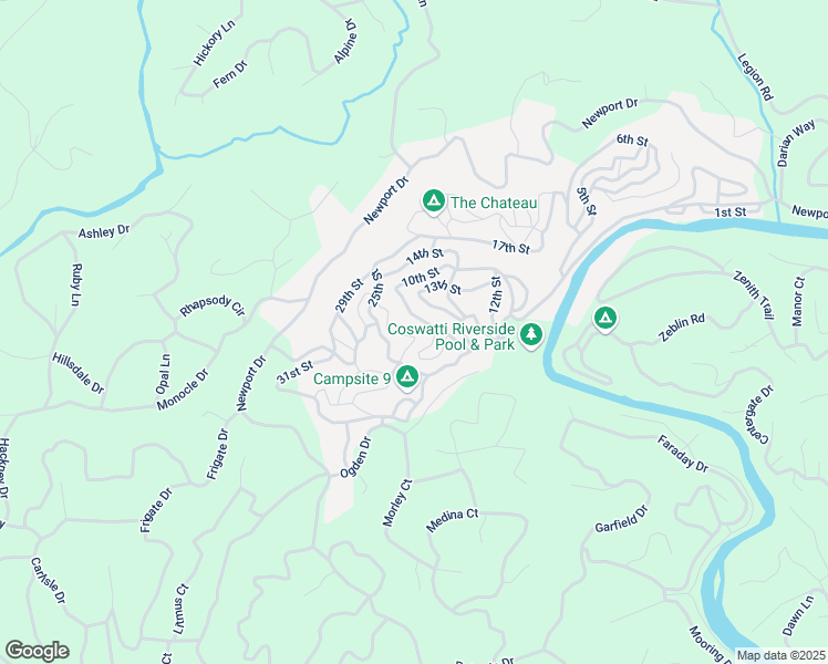 map of restaurants, bars, coffee shops, grocery stores, and more near 126 27th Street in Ellijay