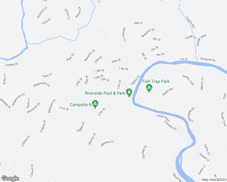 map of restaurants, bars, coffee shops, grocery stores, and more near 831 Ogden Drive in Ellijay