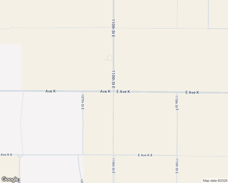 map of restaurants, bars, coffee shops, grocery stores, and more near 11000 East Avenue K in Lancaster