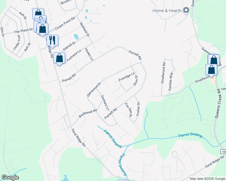 map of restaurants, bars, coffee shops, grocery stores, and more near 408 Alec Court in Hubert