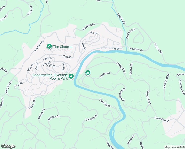 map of restaurants, bars, coffee shops, grocery stores, and more near 336 Zeblin Road in Ellijay