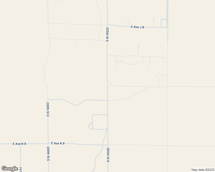 map of restaurants, bars, coffee shops, grocery stores, and more near 20500 East Avenue K in Lancaster