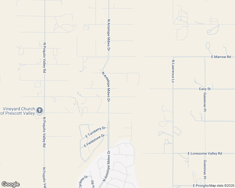map of restaurants, bars, coffee shops, grocery stores, and more near 7850 Tradition Way in Prescott Valley
