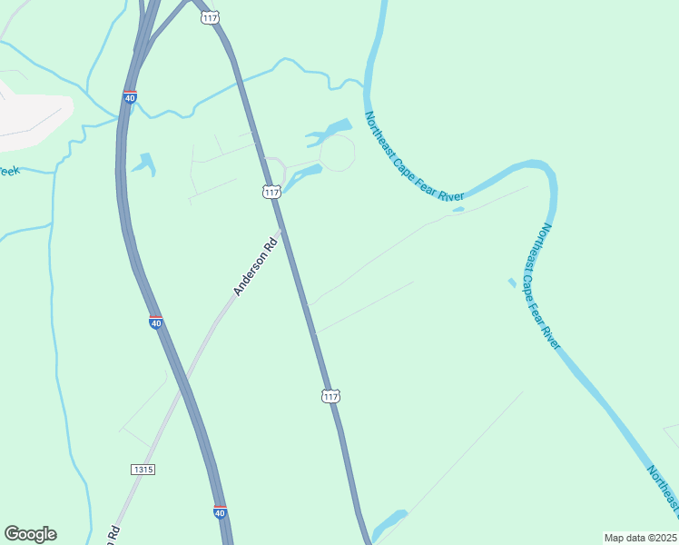 map of restaurants, bars, coffee shops, grocery stores, and more near 8974 U.S. 117 in Pender County