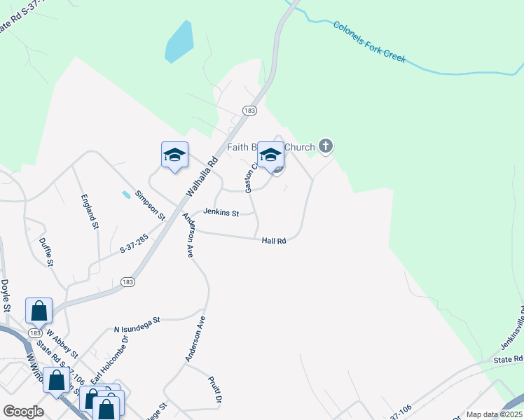 map of restaurants, bars, coffee shops, grocery stores, and more near 200 Gaston Circle in Westminster