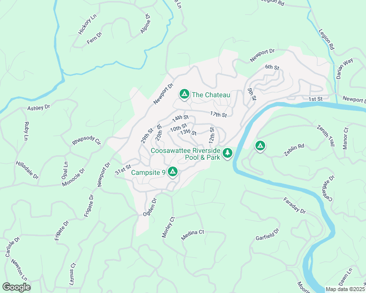 map of restaurants, bars, coffee shops, grocery stores, and more near 449 10th Street in Ellijay