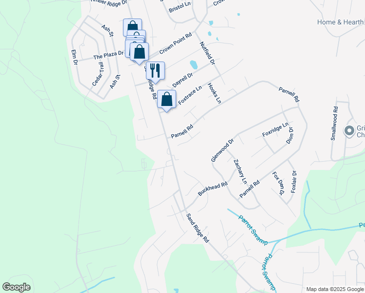 map of restaurants, bars, coffee shops, grocery stores, and more near 315 Josie Court in Hubert