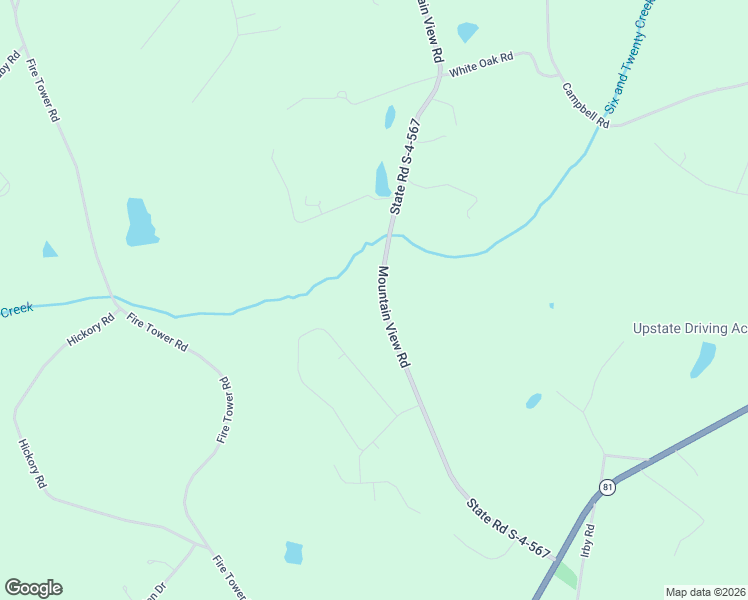 map of restaurants, bars, coffee shops, grocery stores, and more near 606 Mountain View Road in Williamston