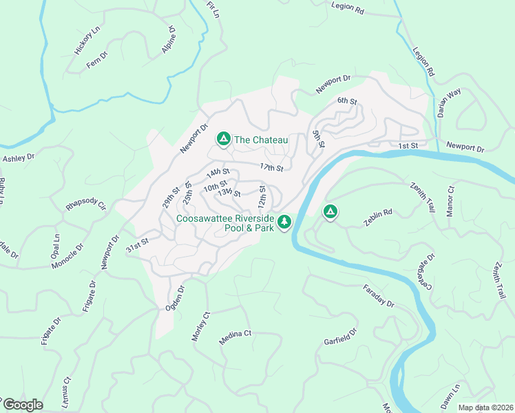 map of restaurants, bars, coffee shops, grocery stores, and more near 831 Ogden Drive in Ellijay