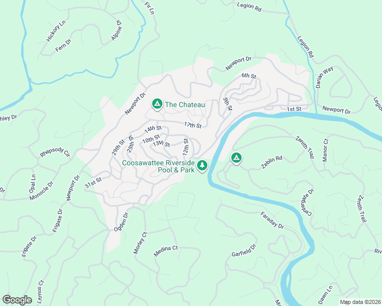 map of restaurants, bars, coffee shops, grocery stores, and more near 14 Eleventh Street in Ellijay