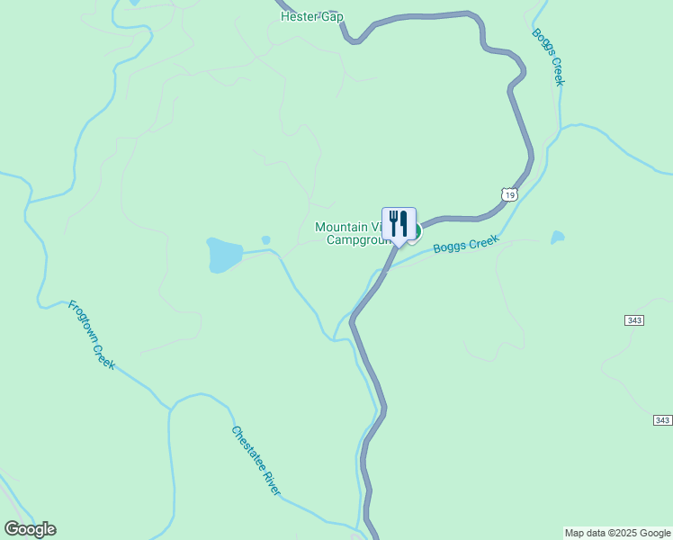 map of restaurants, bars, coffee shops, grocery stores, and more near 275 Corinth Church Road in Cleveland