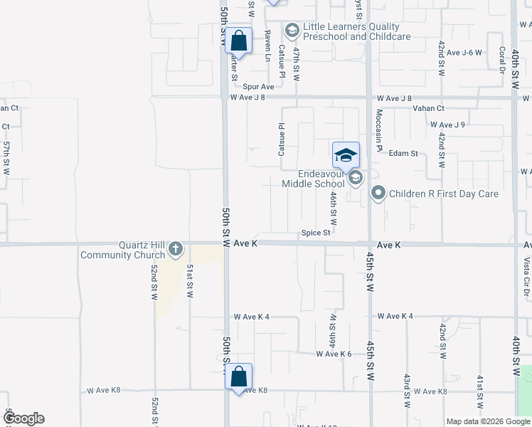 map of restaurants, bars, coffee shops, grocery stores, and more near 43651 Sawgrass Lane in Lancaster