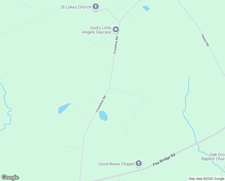 map of restaurants, bars, coffee shops, grocery stores, and more near 6600 Crestline Road in Laurinburg