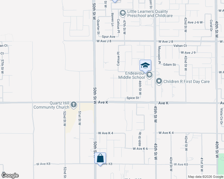 map of restaurants, bars, coffee shops, grocery stores, and more near 43651 Sawgrass Lane in Lancaster