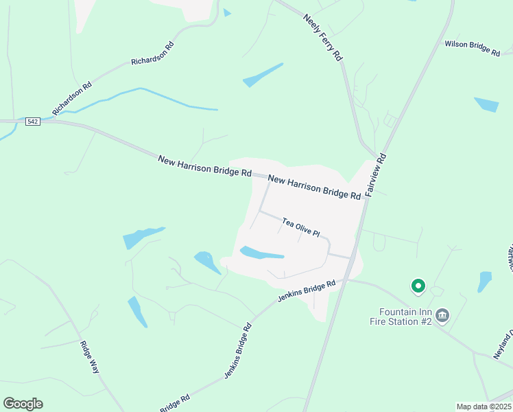 map of restaurants, bars, coffee shops, grocery stores, and more near 108 Lacebark Court in Simpsonville