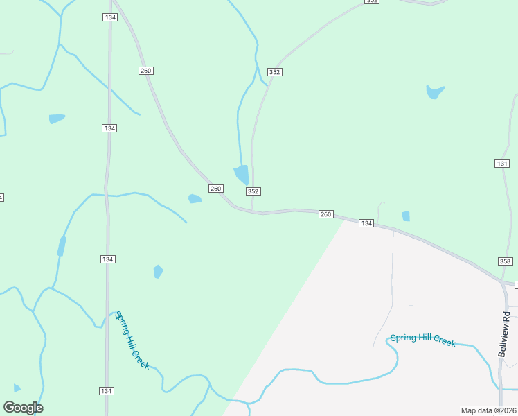 map of restaurants, bars, coffee shops, grocery stores, and more near 2056 County Road 260 in Pisgah