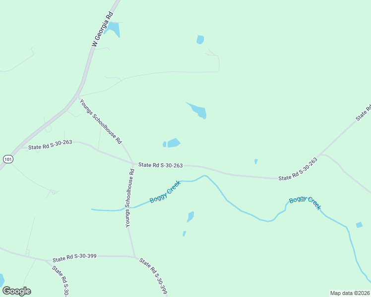 map of restaurants, bars, coffee shops, grocery stores, and more near 3090 Harris Bridge Rd in Woodruff