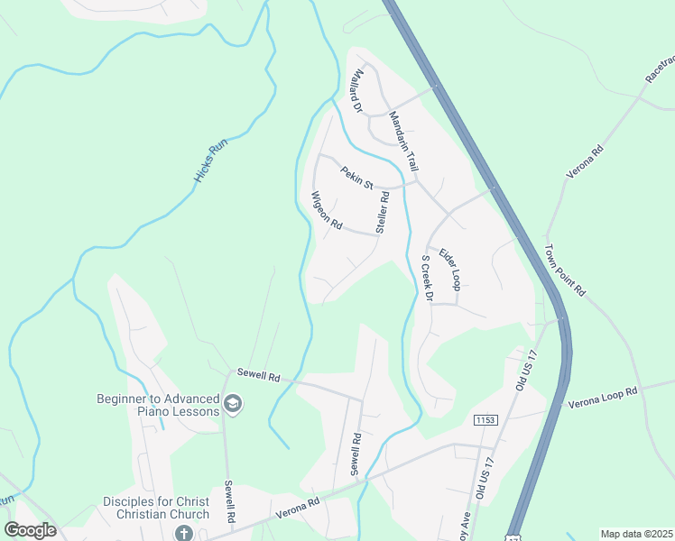 map of restaurants, bars, coffee shops, grocery stores, and more near 334 Steller Road in Jacksonville