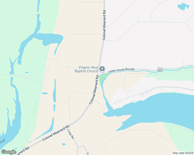 map of restaurants, bars, coffee shops, grocery stores, and more near 6576 Colonel Maynard Road in Scott