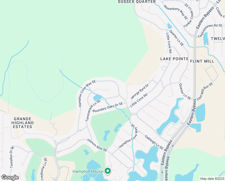 map of restaurants, bars, coffee shops, grocery stores, and more near 2928 Madrey Lane Southeast in Owens Cross Roads